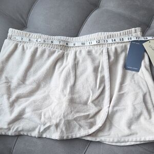 Universal Thread Womens Cream Terry Skort